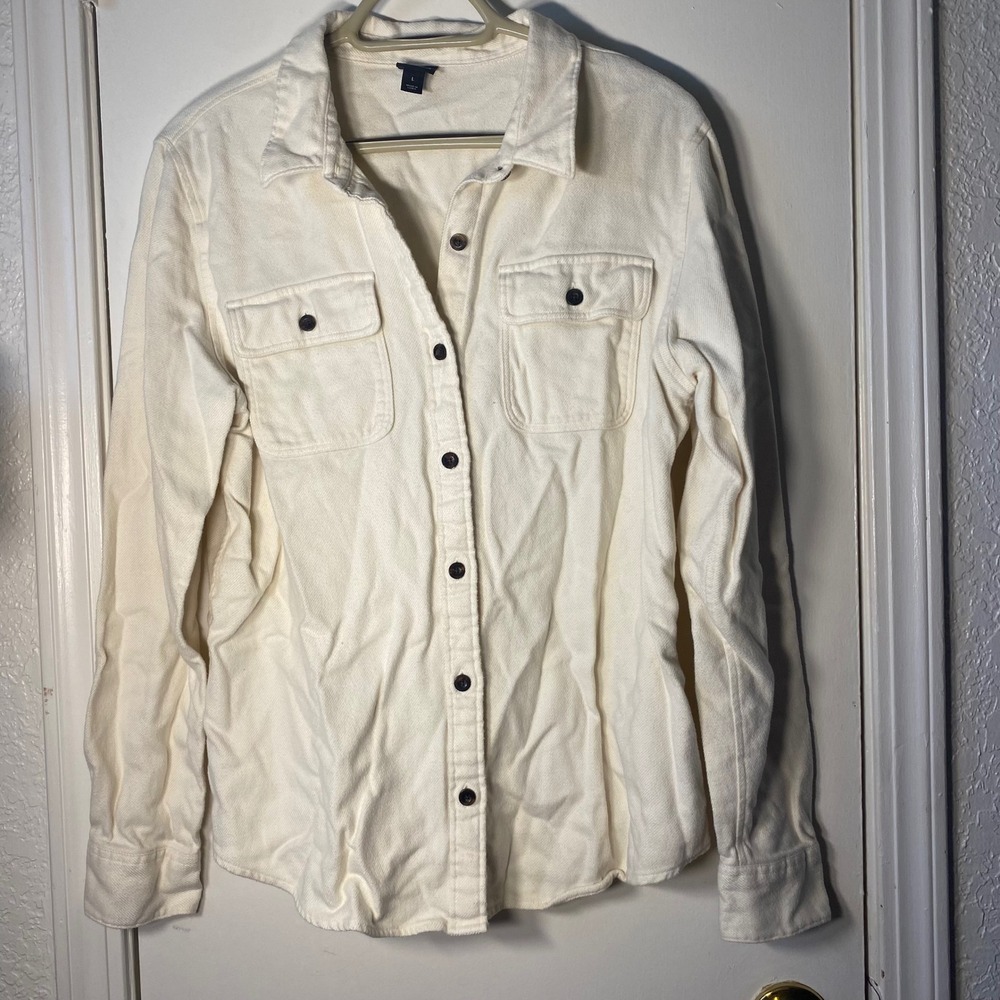 Patagonia Women's‎ Long-Sleeved Organic Cotton Midweight Fjord Flannel Shirt L